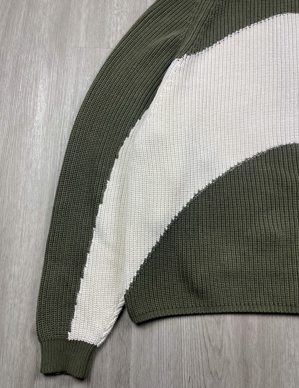 STRIPE Knitted Hoodie