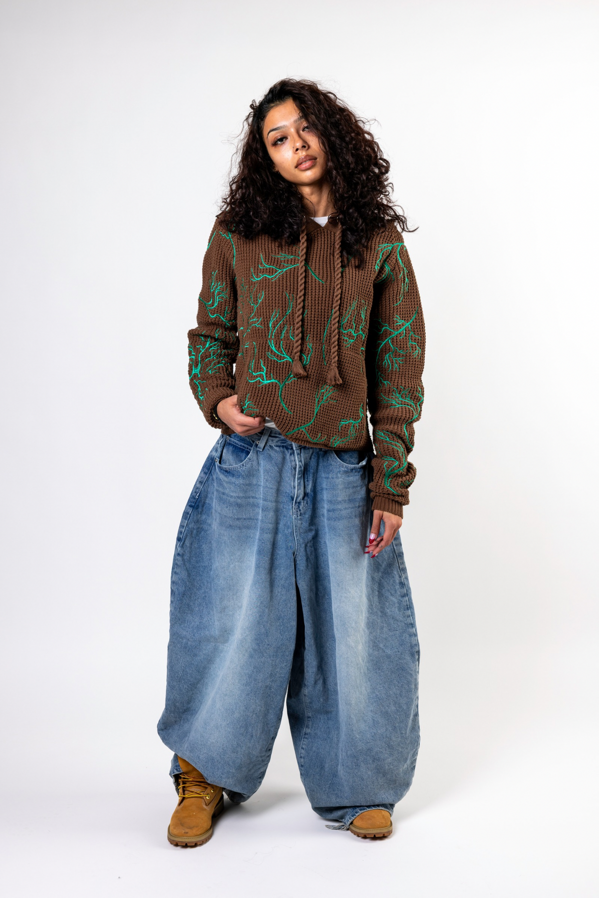 VINE Knitted Hoodie