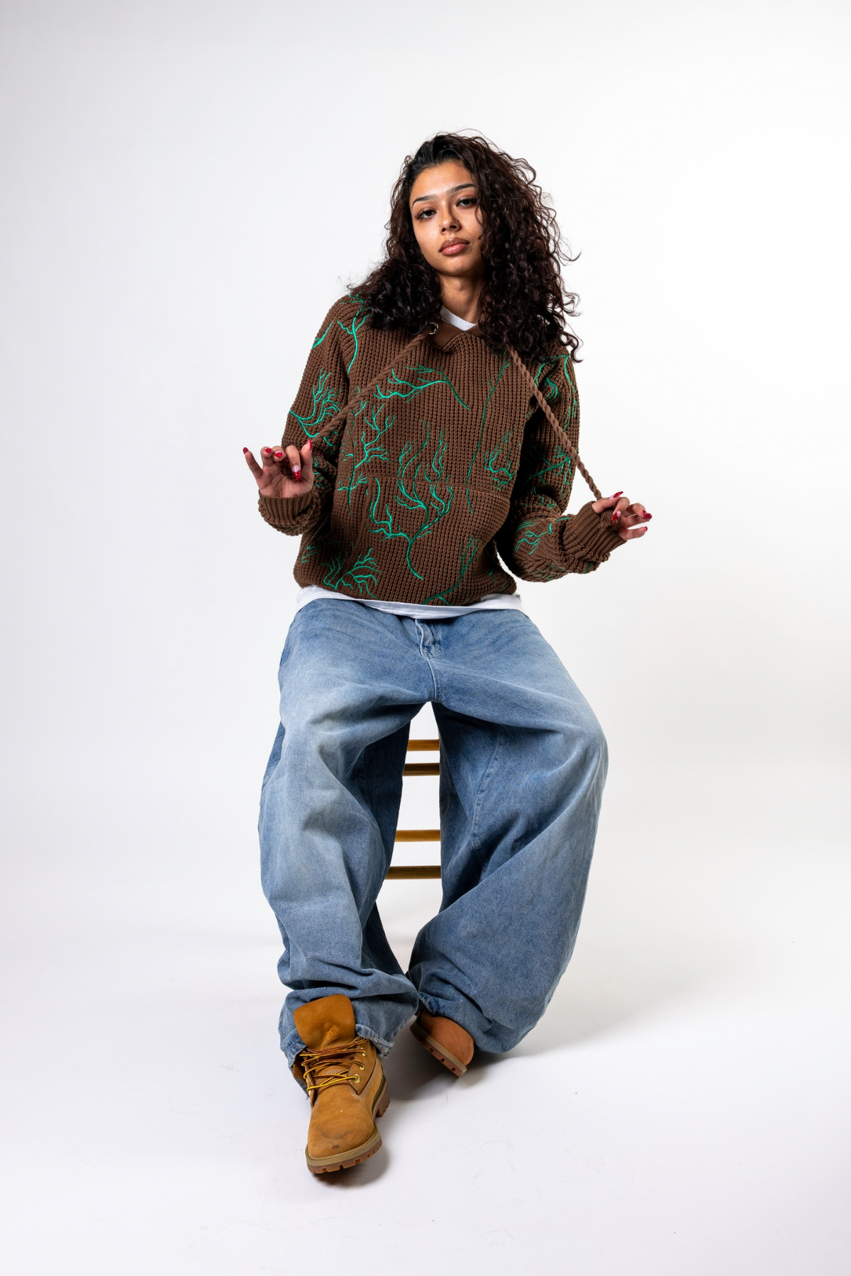 VINE Knitted Hoodie